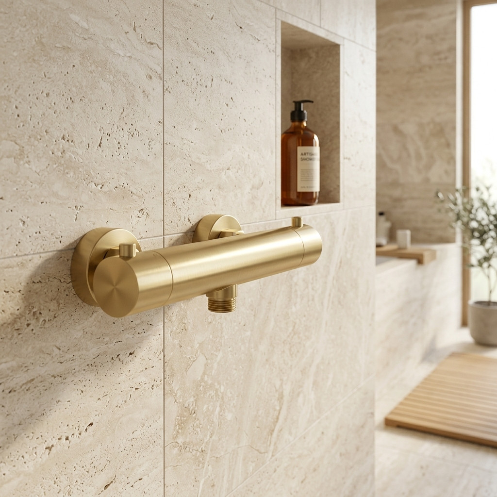 Aquanello Eterna Gold Thermostatic Exposed Shower Faucet ET2600-60
